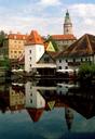 Perfect reflection - Ceske Krumlov.